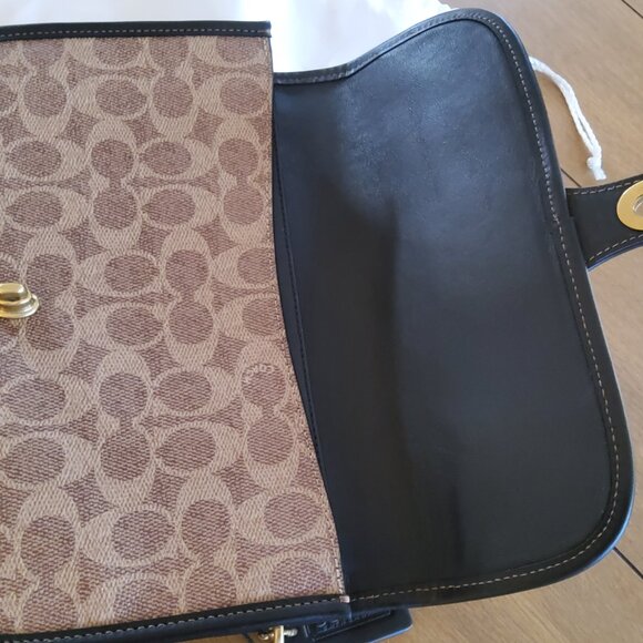 Coach Turnlock Tab Messenger Crossbody In Signature Canvas 192 - Picture 8 of 11